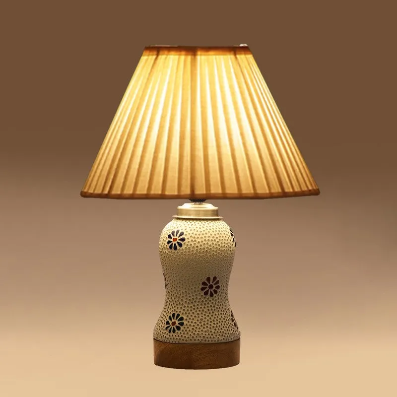 Espera Pleatra Wooden Table Lamp - Multicolor media 6
