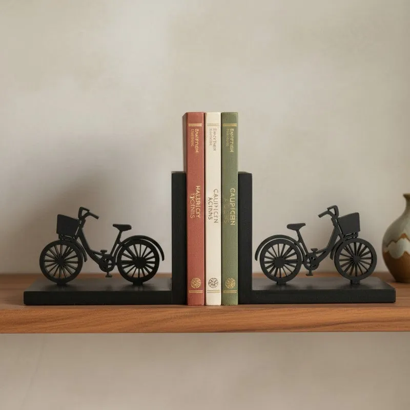 Wheelor Wooden Book End - Set of Two media 5