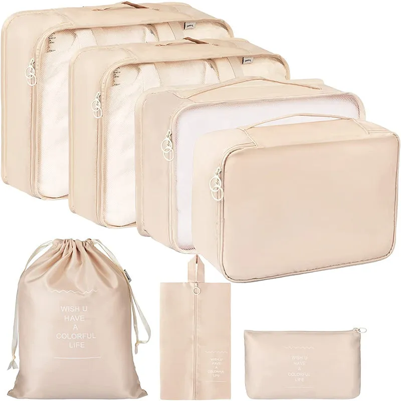 Robbie Travel Organizer (Pink) - Seven Piece Set media 1