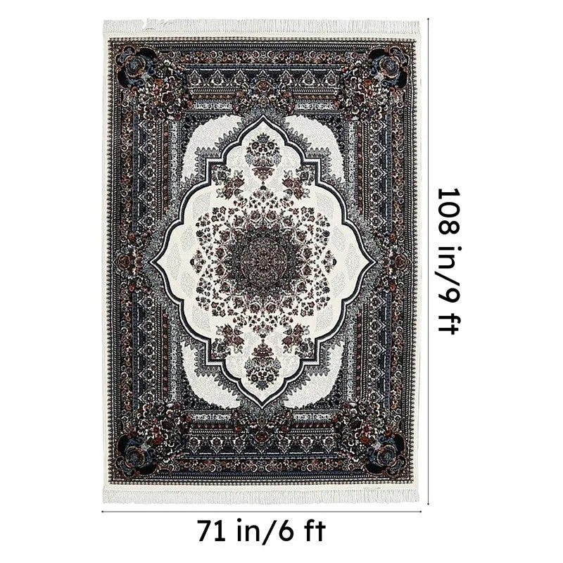Varnika Artificial Silk Carpet media 9