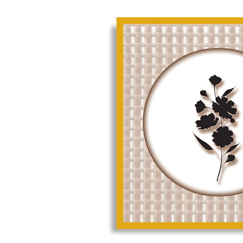 Botanica Silhouette Wall Art with Gold Frame media 5