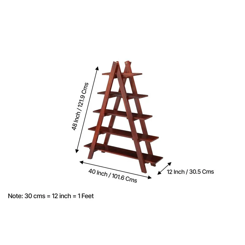 Uverox Sheesham Wooden Rack - Brown media 10