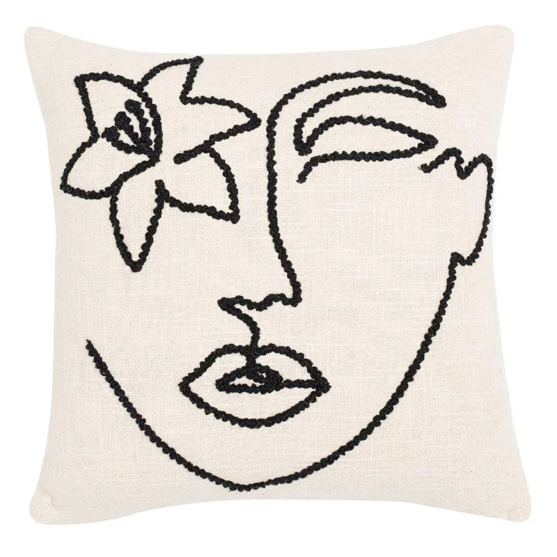 Sibyl Embroidered Abstract Cushion Cover - Set Of Two media 7
