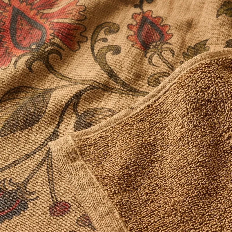 Gulnaar Cotton Bath Towels - Brown media 4
