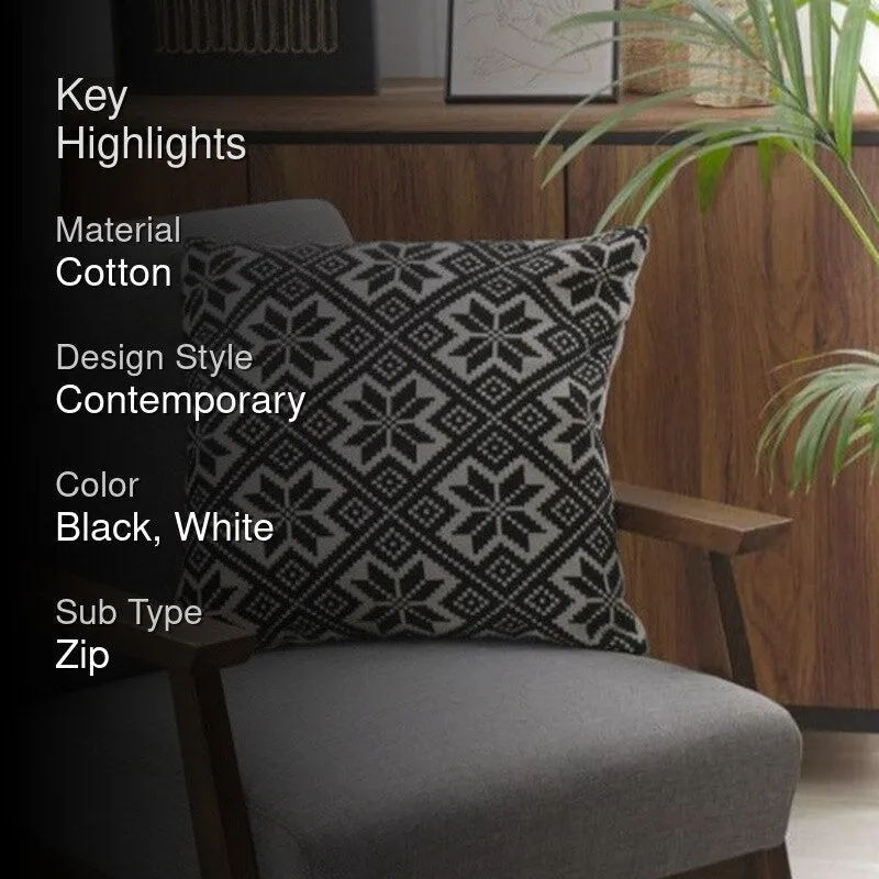 Flovosa Jacquard Printed Cushion Cover media 2
