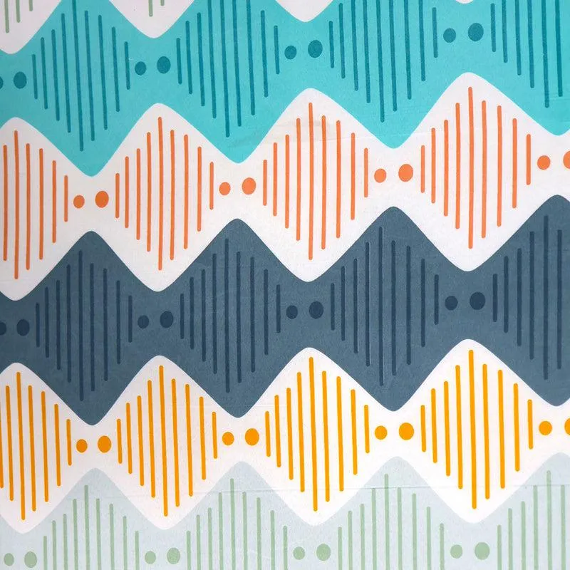 Keya Zig Zag Microfiber Bedsheet - 110 GSM media 5