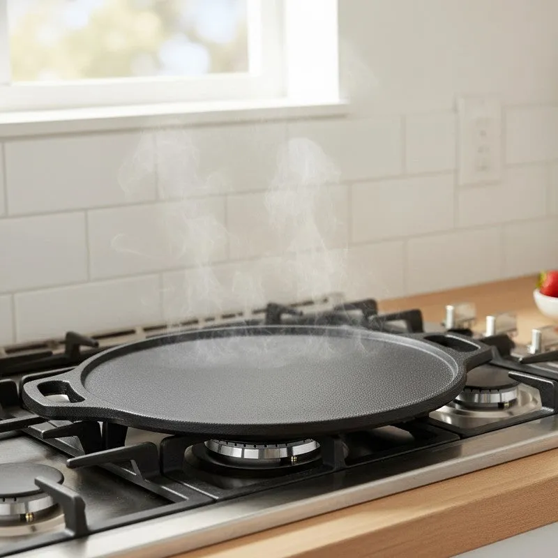 Duogrip Cast Iron Dosa Tawa - 30 cm media 1