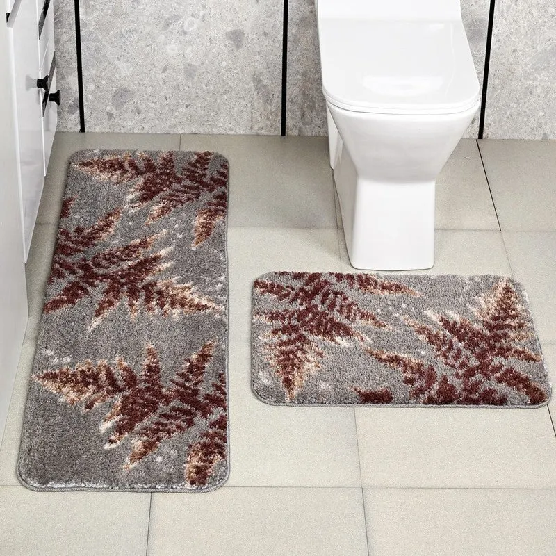 LeafHarmony Microfiber Bath Mats - Set of Two media 1