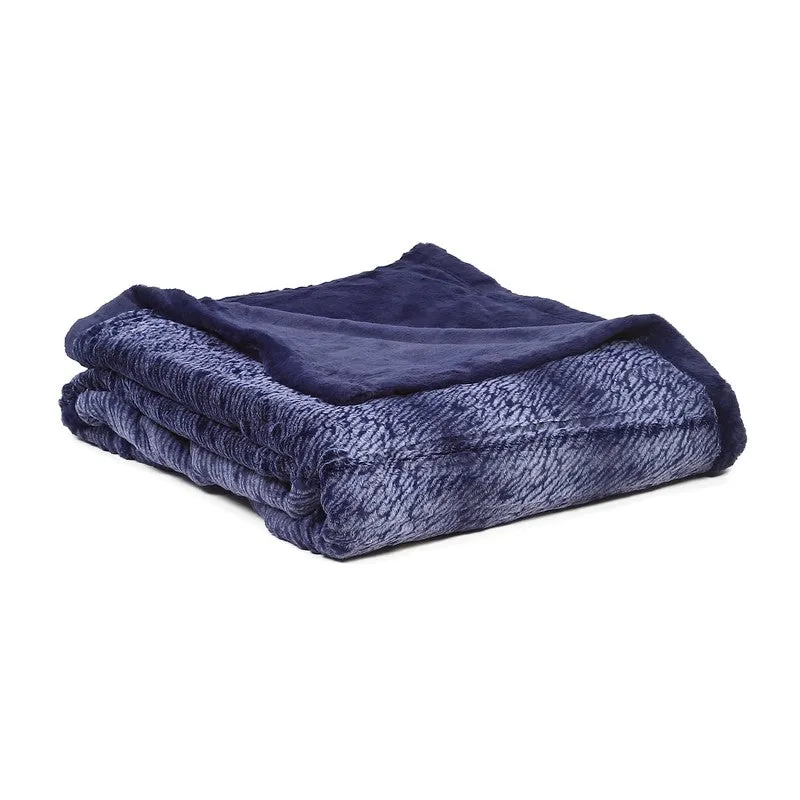 Monte Carlo Azure Dreamscape Blanket (Blue) - 850 GSM media 6
