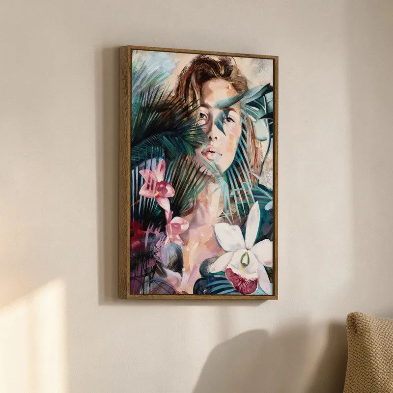Shape of Her Canvas Wall Art With Frame media 3