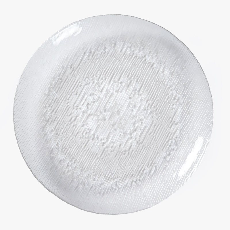 Mistware Frosted Glass Plate Set - Four Piece Set media 8