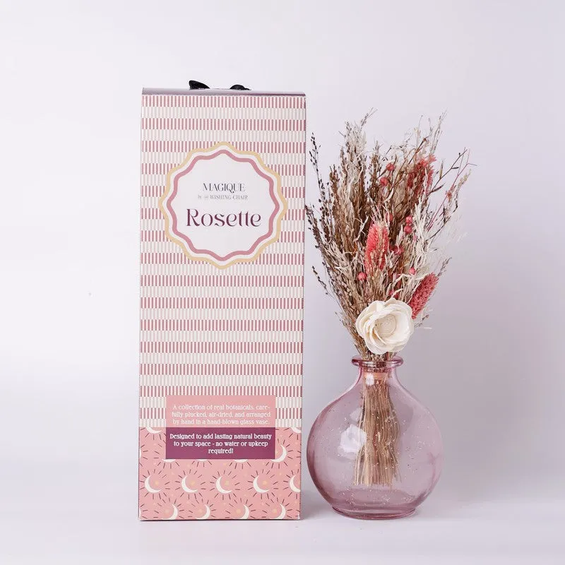 Magique by The Wishing Chair Rosette Dried Flowers with Vase - 5