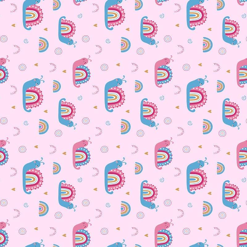 Snail Rainbow Cotton Bedsheet - 160 TC media 4