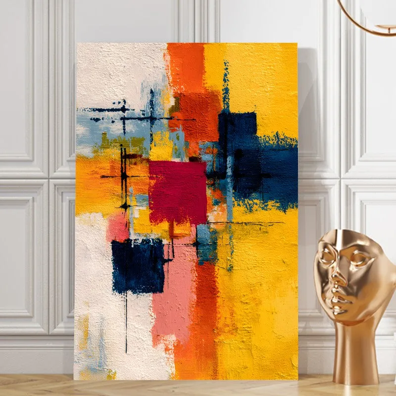 Color Cross Fusion Canvas Wall Art media 5