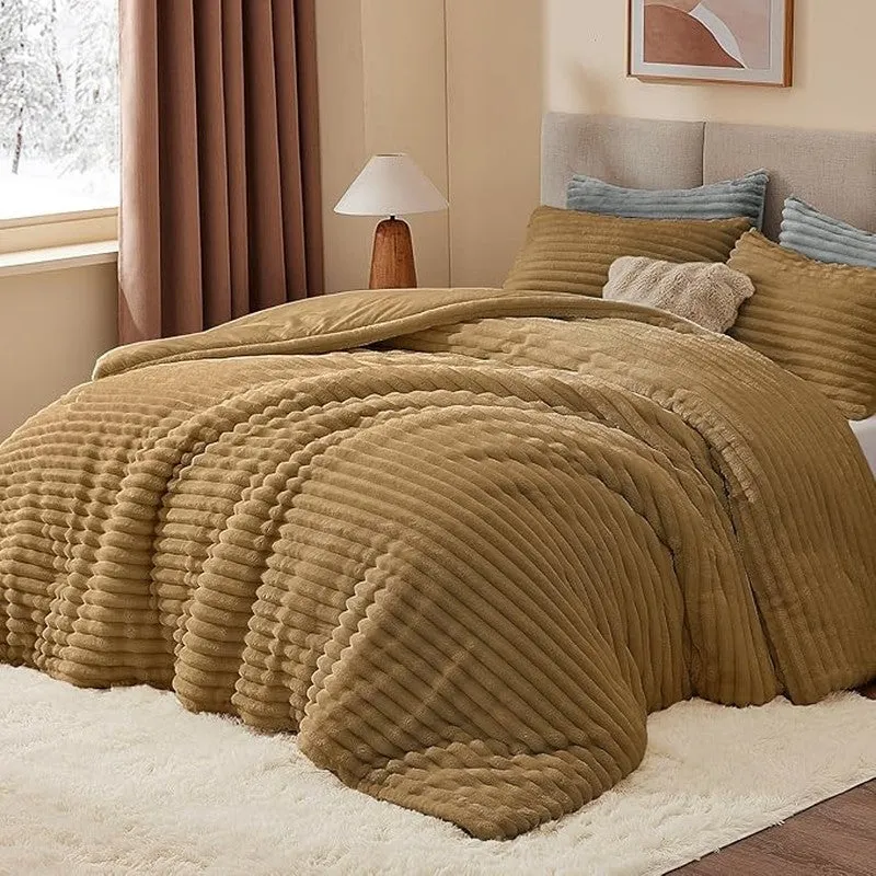 Sleep Scape Faux Fabric Blanket (Brown)- 300 GSM media 3