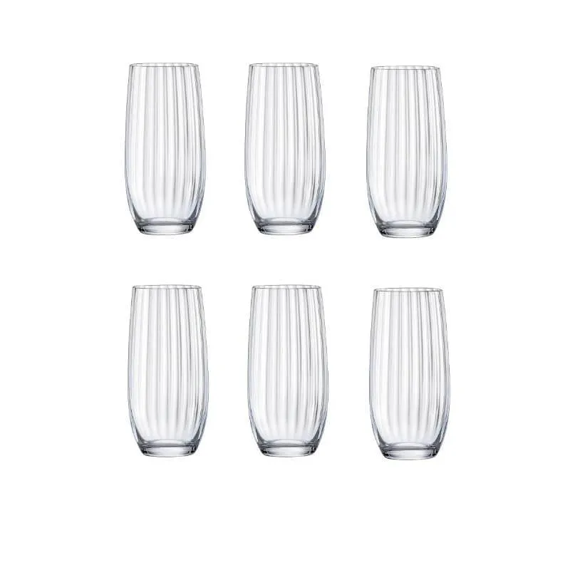 Arrow Bohemia Crystal Hi Ball Glass (350 ML) - Set Of Six media 3