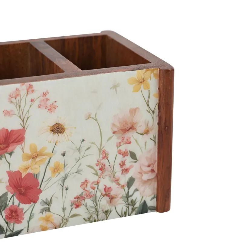 Vervina Wood Cutlery Stand media 7