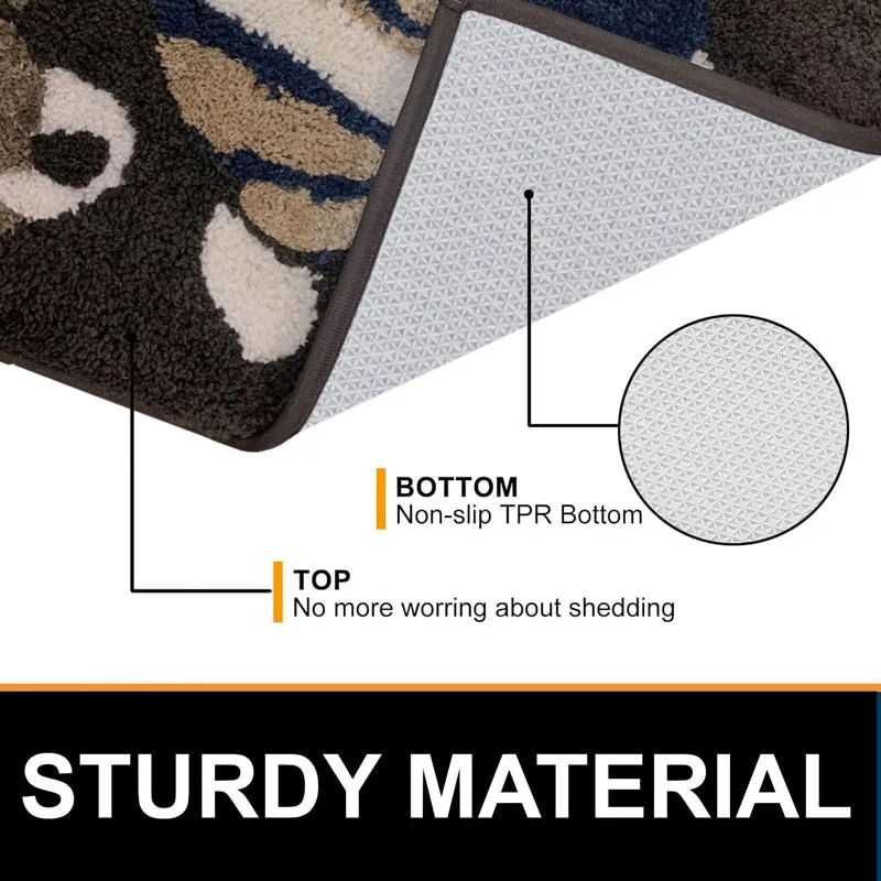 Planetarium Microfiber Bath Mat - Brown media 6