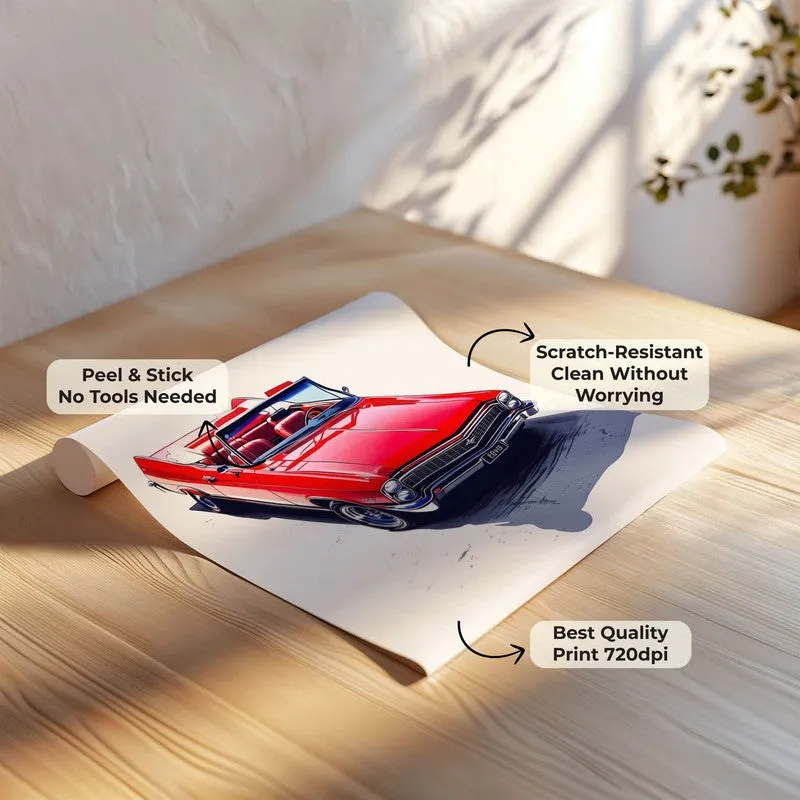 American Classic Car Wall Poster media 7