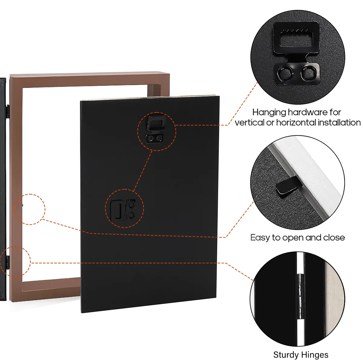 DesignoCraft MDF Shadow Box Photo Frame media 5