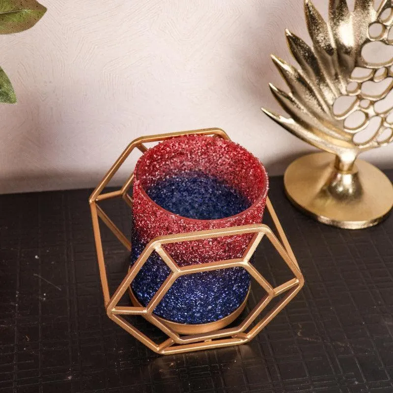 Suzette Votive - Blue & Red media 3