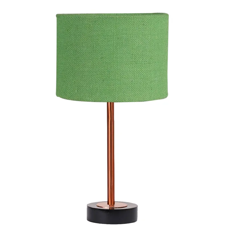Sienna I Rodin Wooden Table Lamp - Green,Copper,Black media 4