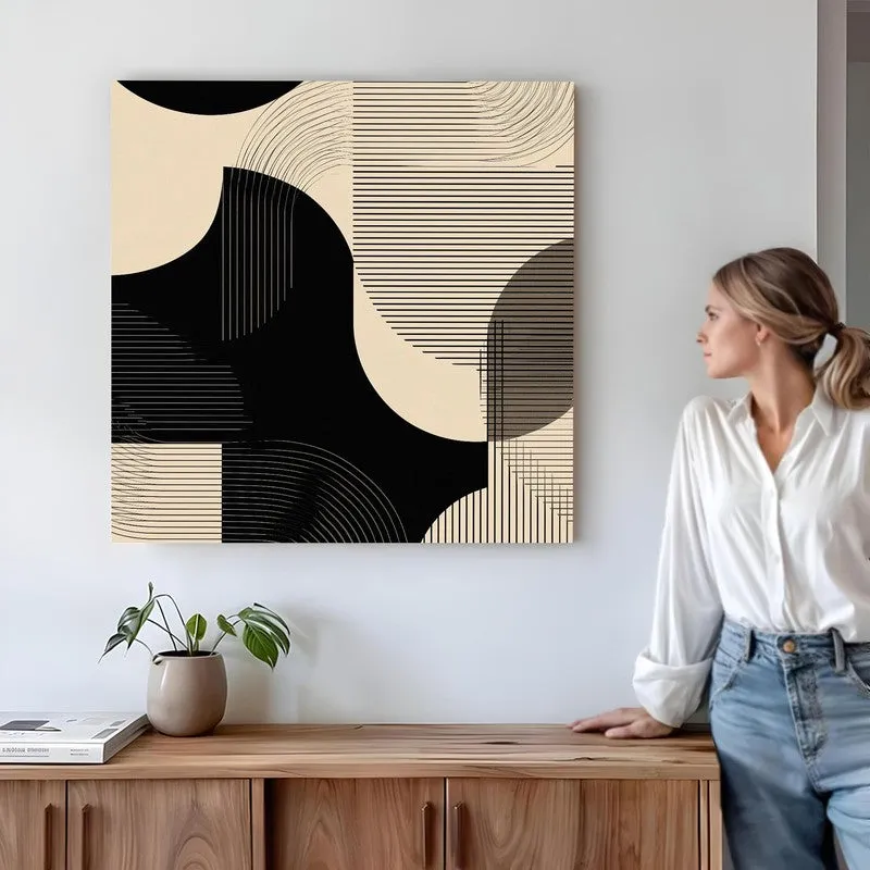 Linear Fusion Canvas Wall Art media 4