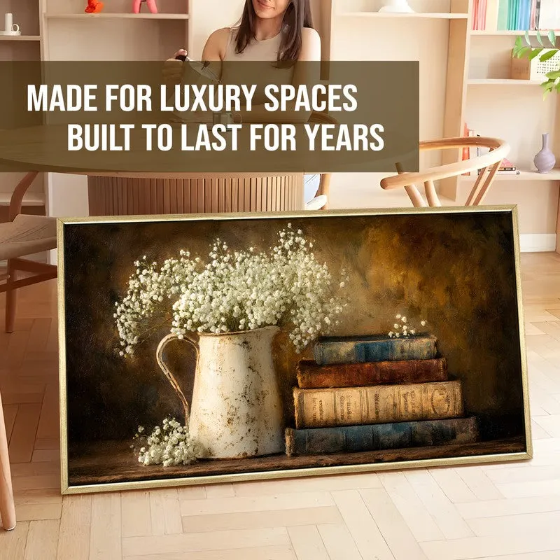 Bloom Chronicle Canvas Wall Painting With Frame media 5