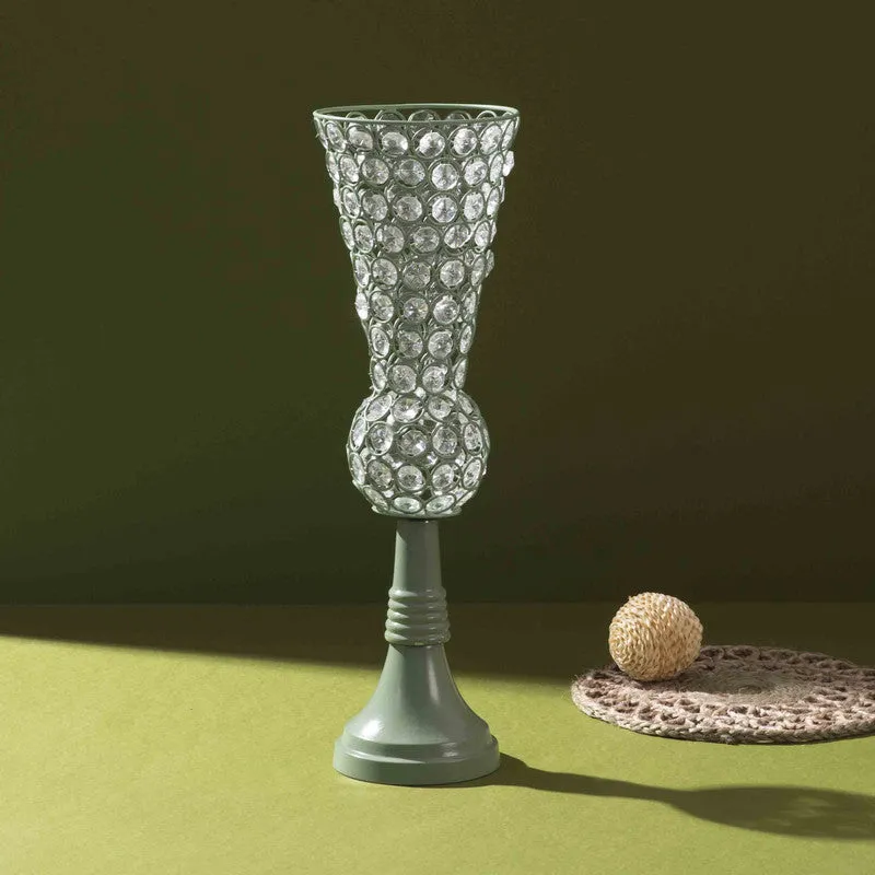 Irellis Bloom Vase (Sage Green) - Set Of Two media 1