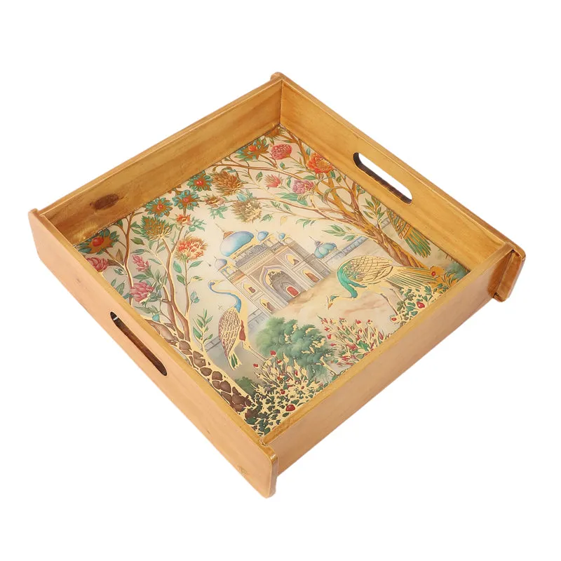 Royal Eden Square Wooden Serving Tray media 3