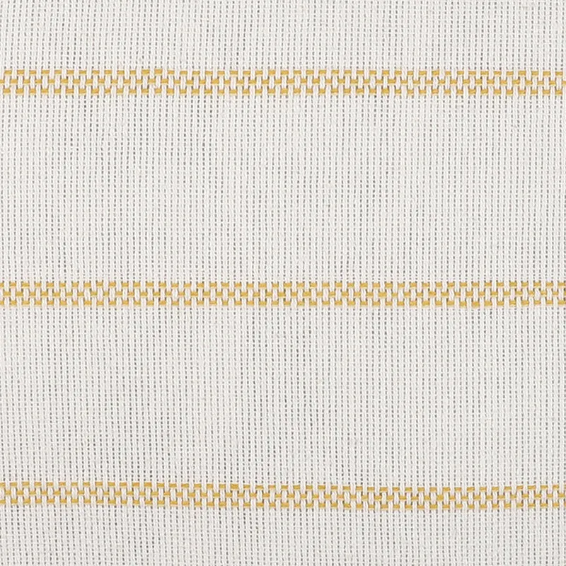 Thread Stripe Woven Cushion Cover (Yellow) - Set Of Two media 4