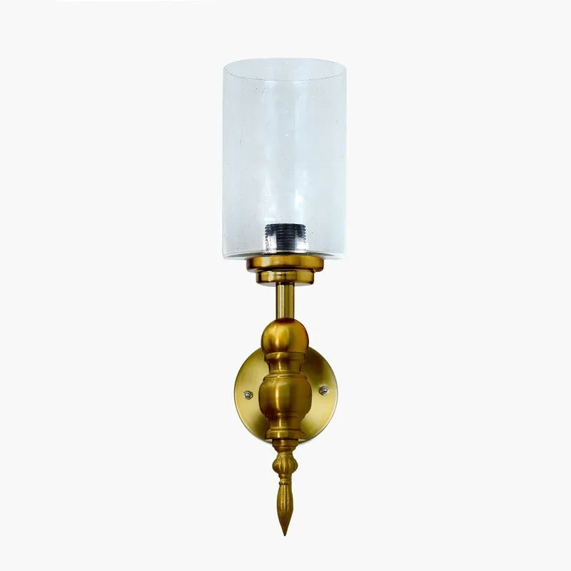 GlowMorph Glass & Metal Wall Lamp - Gold media 4