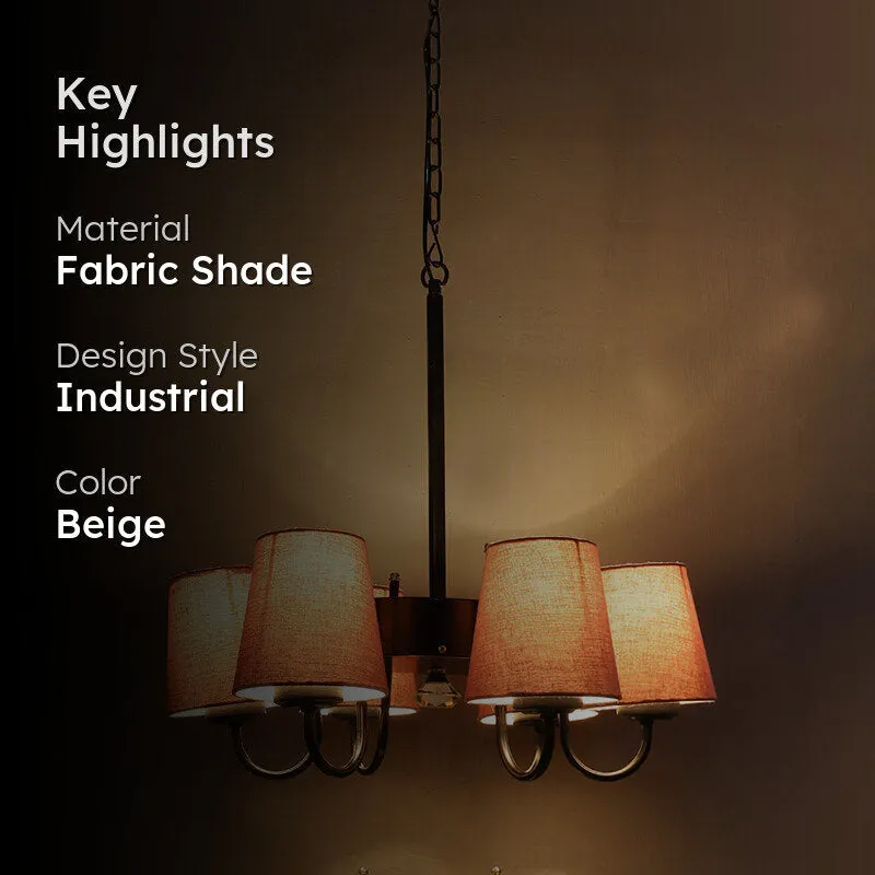 Viya Conical Ceiling Lamp - Grey media 2