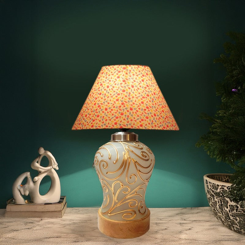 Lumithra Fleura Arbor Wooden Table Lamp - Multicolor