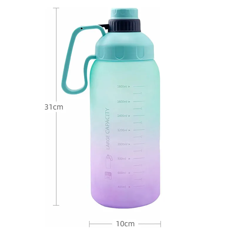 Ombre Pour Water Tumbler (Grey,Orange) - 1.8 L media 7