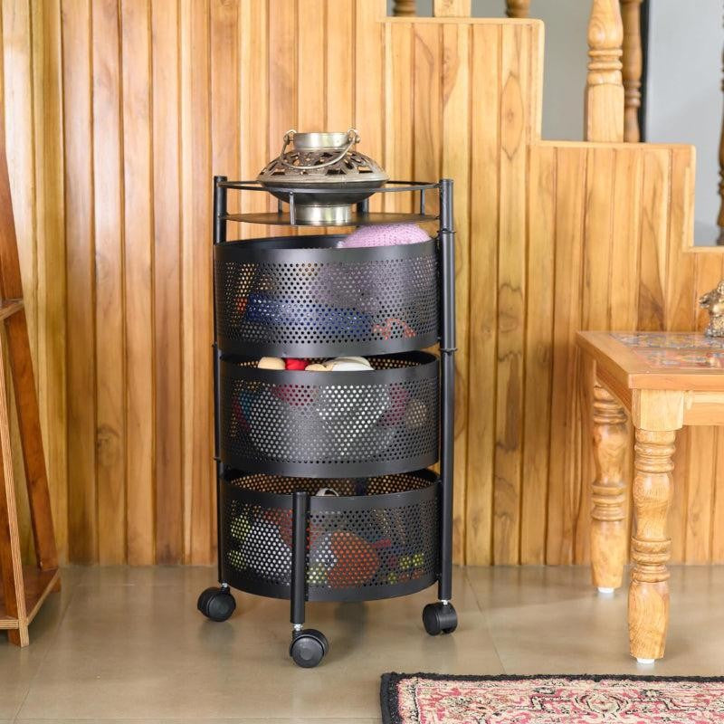 Meso Three Tier Storage Rack With Wheels media 4