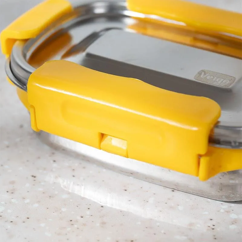 Savory Insulated Steel Lunch Box (Yellow) - 150 mL media 4