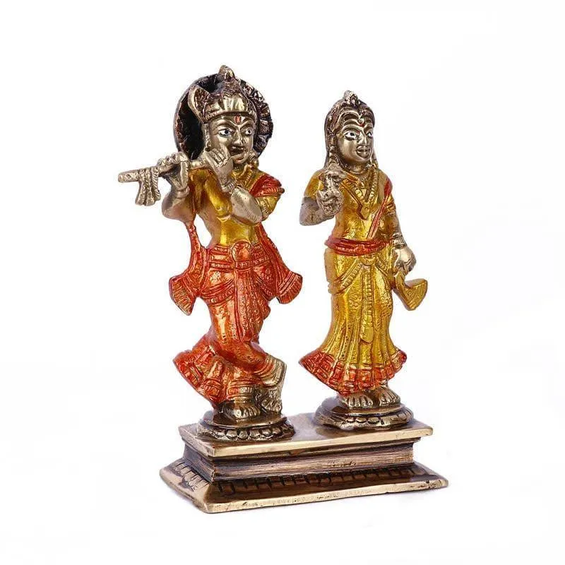 Radha Rani And Kanhaiya Brass Idol media 4