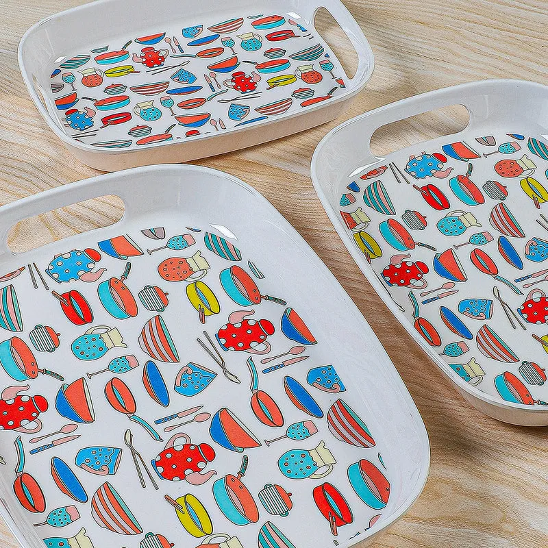 Cookery Clan Serving Tray - Set Of Three media 6