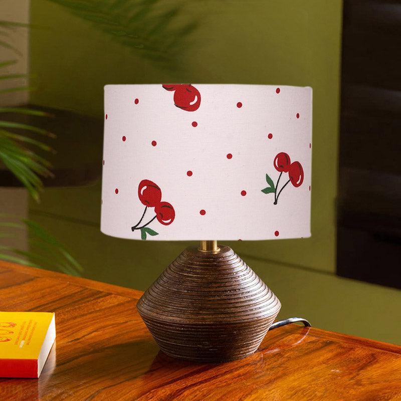 Yami Cherry Wooden Table Lamp - Multicolor