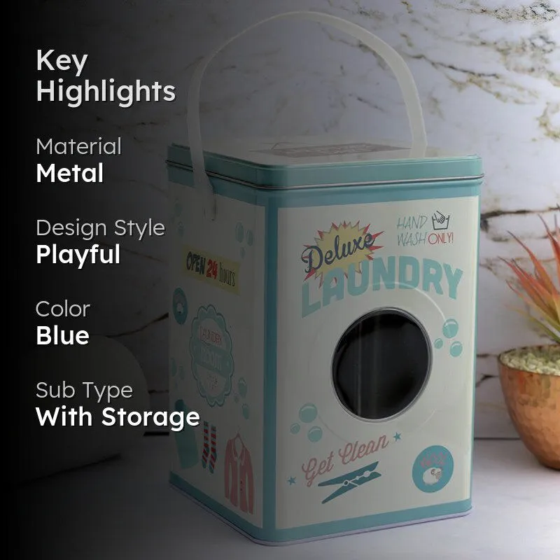 Laundry Chore Metal Storage Box media 2