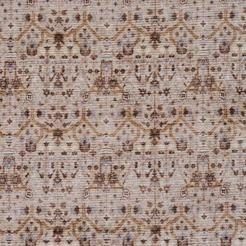 Sadie Ethnic Polyester Carpet - Beige media 5