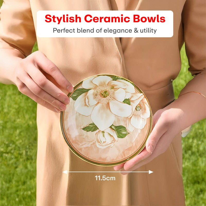 Rioware RangBite Ceramic Snack Bowls (250 mL Each) - Set Of Four media 10