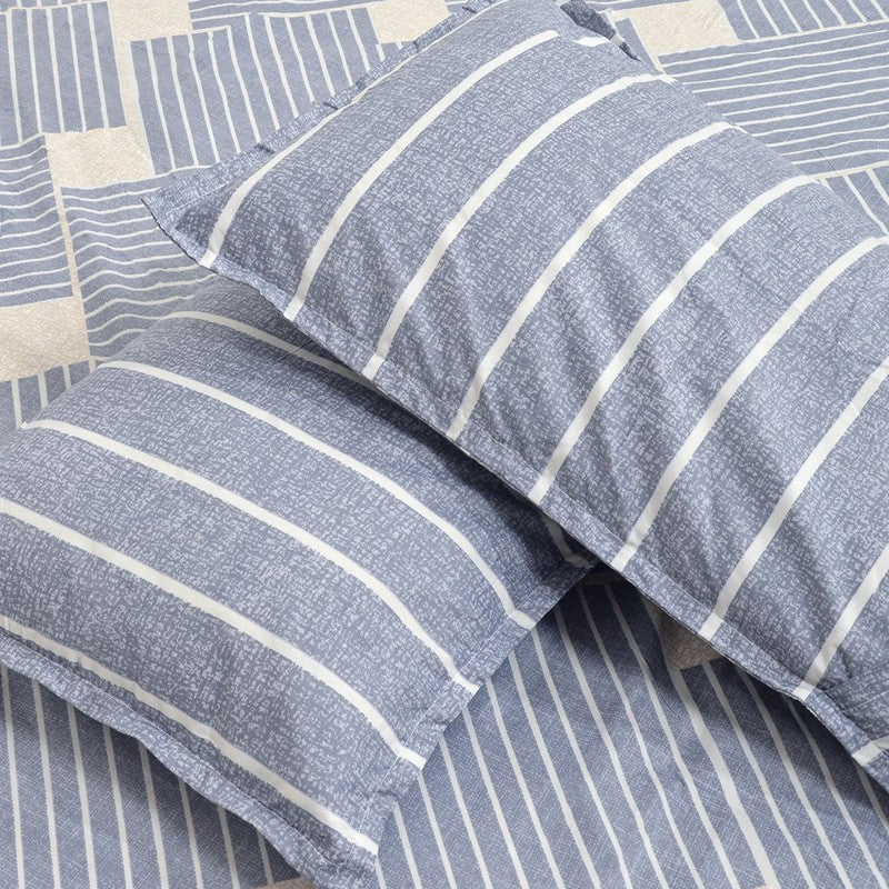 ShadeLoom Bedsheet (Blue) - 300 GSM media 5