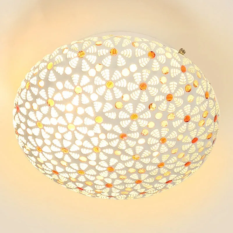 Nuvea II Flush Mount Glass Ceiling Lamp media 4