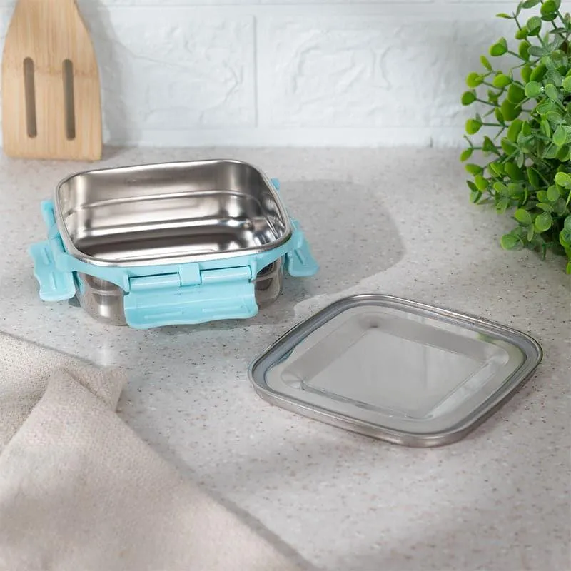 Hotserve Stainless Steel Lunch Box (Cyan) - 400 mL media 3