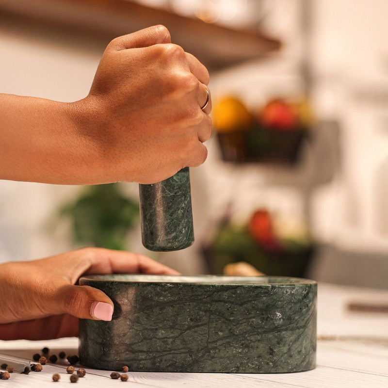Zelvora Mortar and Pestle Set - Two Piece Set media 3
