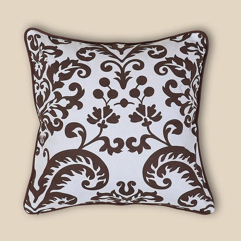 Swayam Hanami Printed Cotton Cushion Cover - Set of Two media 3