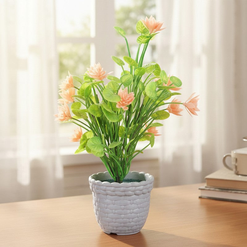 Emoflux Artificial Plant With Plastic Pot - 1.2 Feet