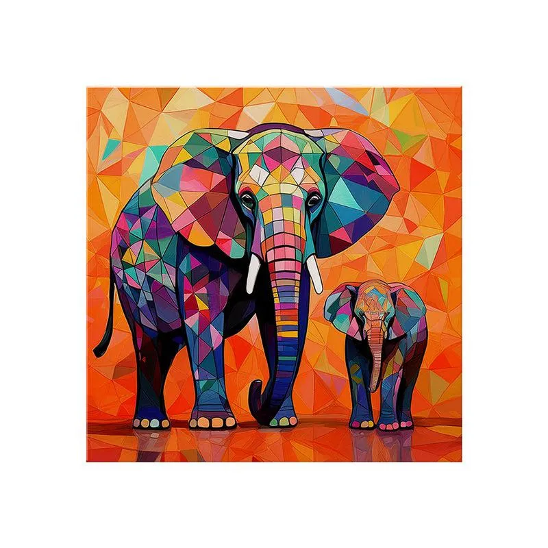 Party Pop Elephants Wall Painting media 4